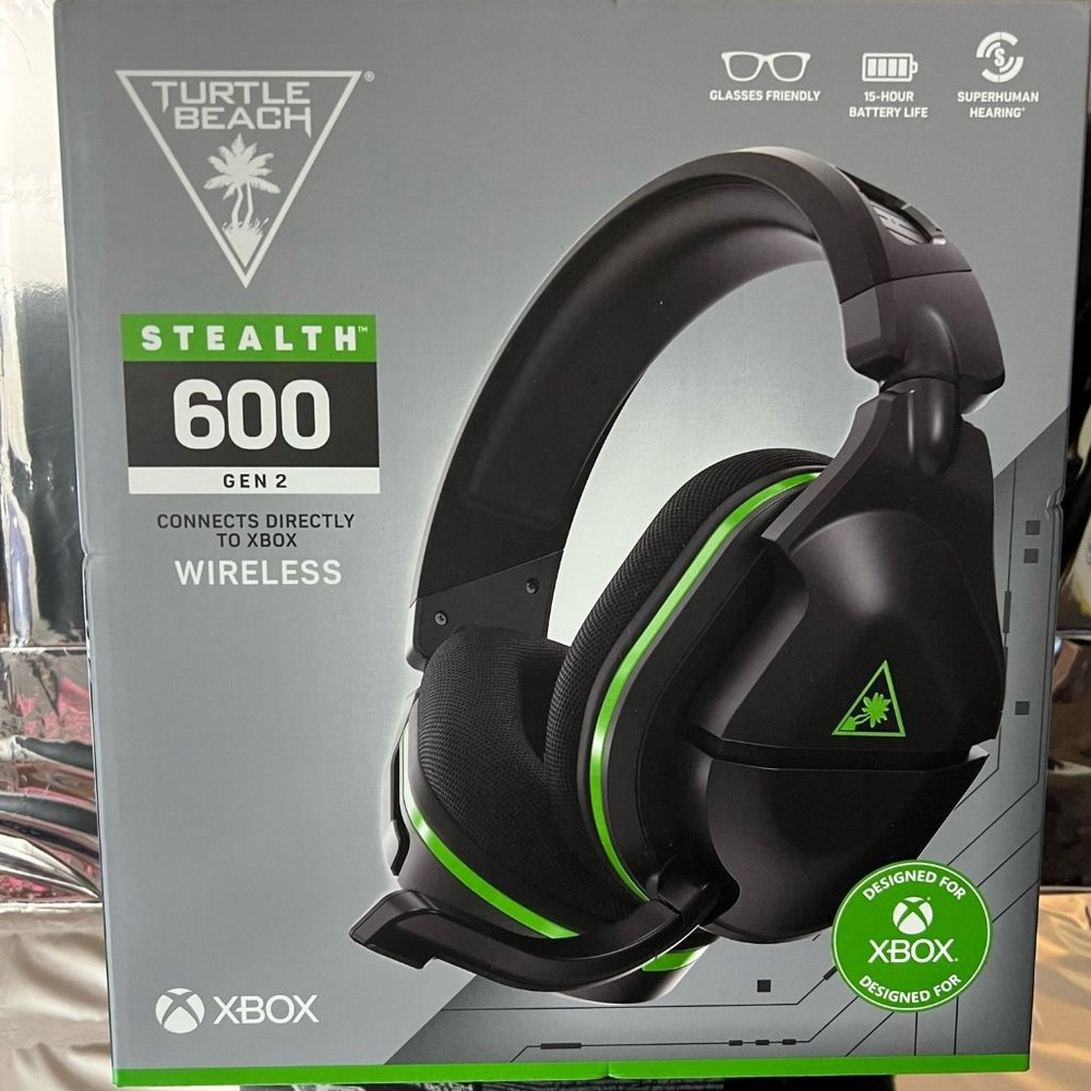 Turtle Beach Stealth 600 Gen 2 Wireless Gaming Headset - Black/Green NEW!
